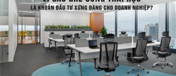 Vì Sao Ghế Công Thái Học Là Khoản Đầu Tư Xứng Đáng Cho Doanh Nghiệp?